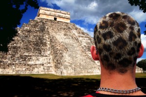 Maya-Fan mit Jaguarfärbung | Indios | Mexiko